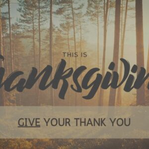 Give Your Thank You
